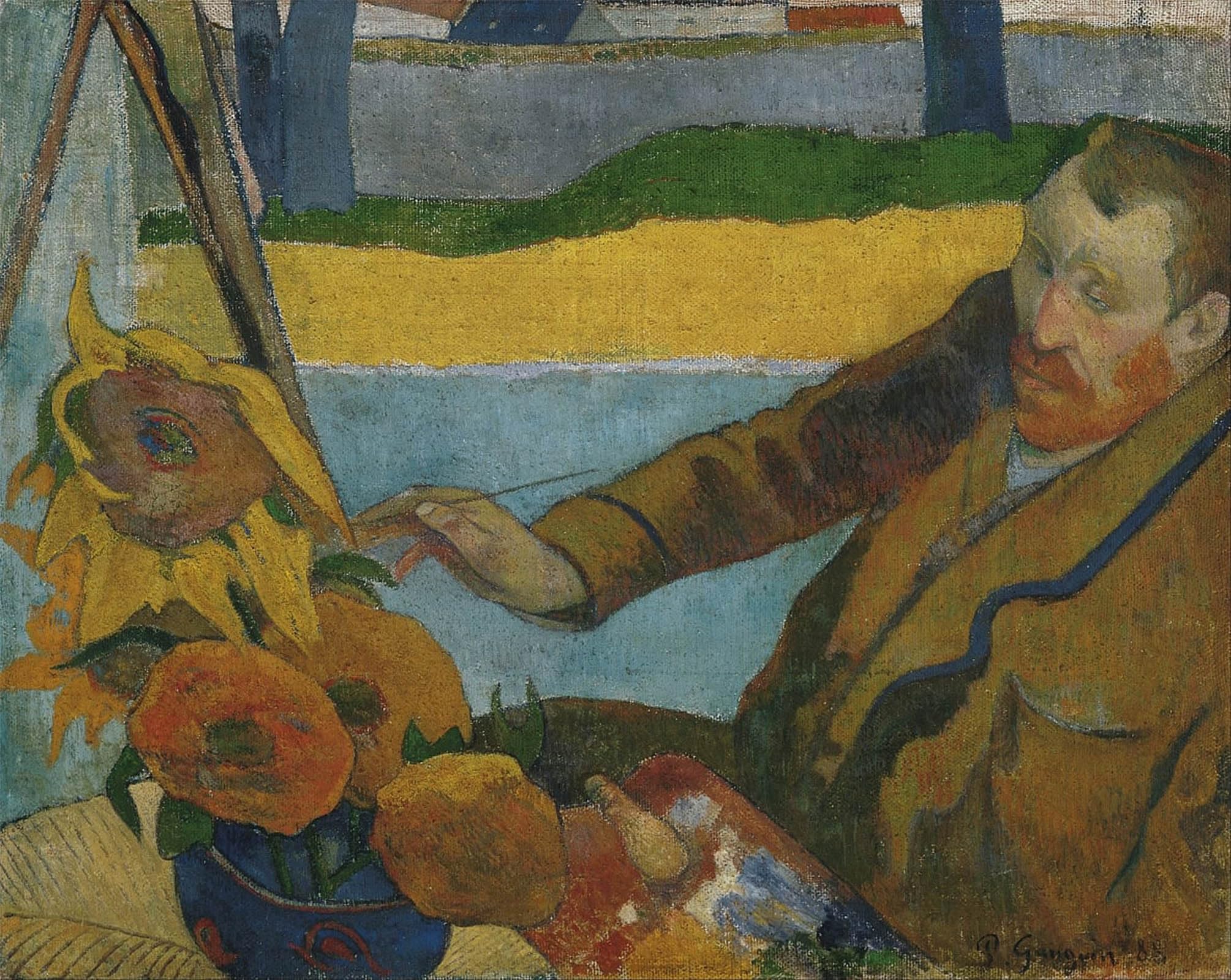 POSTERIIk Famous Animal Posters Vintage Picture Vincent Painting Sunflowers by Paul Gauguin Modern Wall Decor for Home Decor 60x90cm
