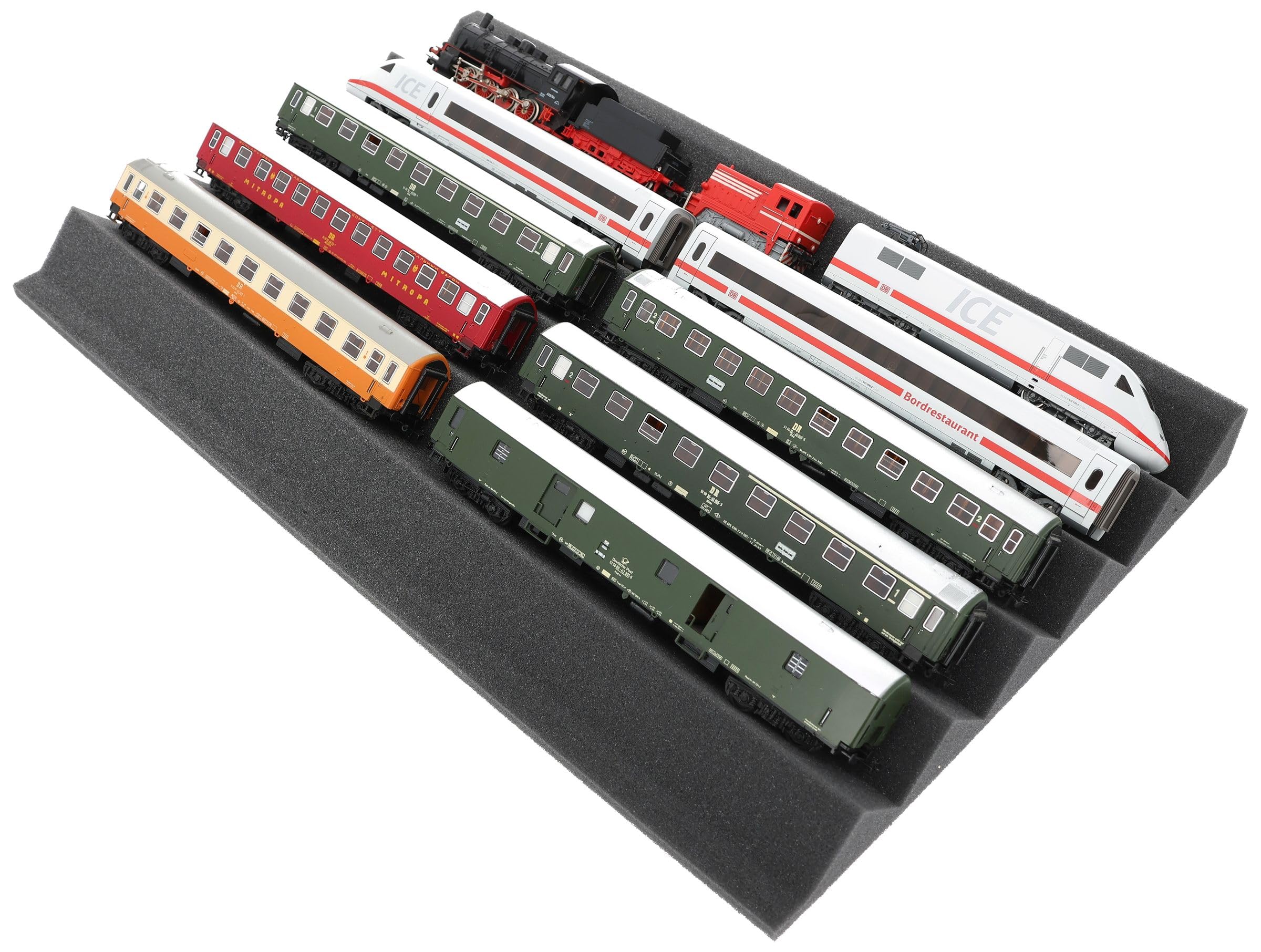 EUMEWDA01 Feldherr Zugliege - H0 Gauge - 5 przedzia³ów dla modeli lokomotyw kolejowych, wagonów i pojazdów., Amount:2 pcs.