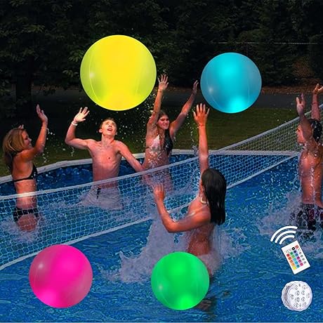 Glow in the Dark Volleyball: Radiate Energy in Your Poolside Adventures