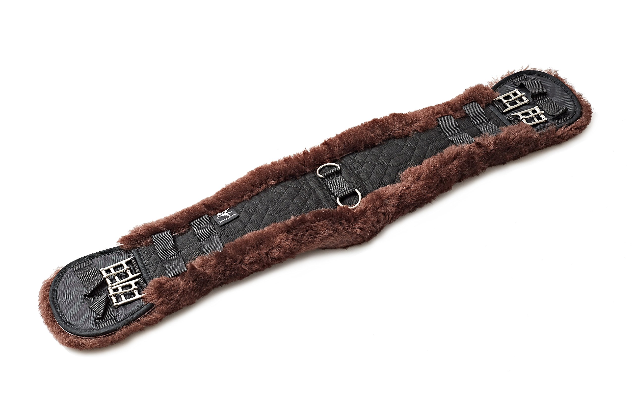 Engel Reitsport Correa de piel de cordero para silla de montar Doma Corta, contorno E