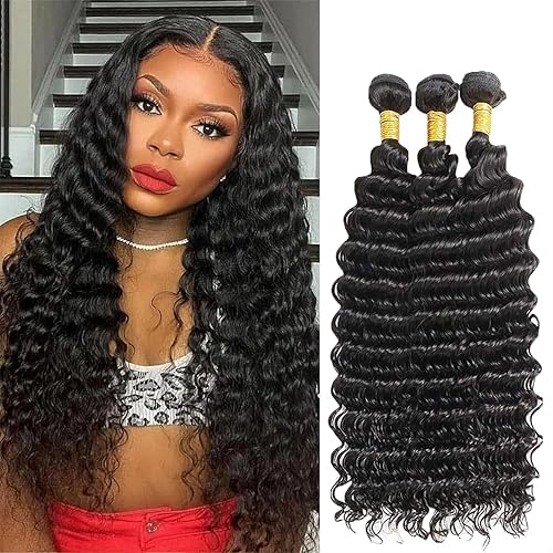 Paquetes de cabello humano brasileño 100% virgen sin procesar de 12A, 14, 16, 18 pulgadas, 3 paquetes de cabello humano ondulado y húmedo doble