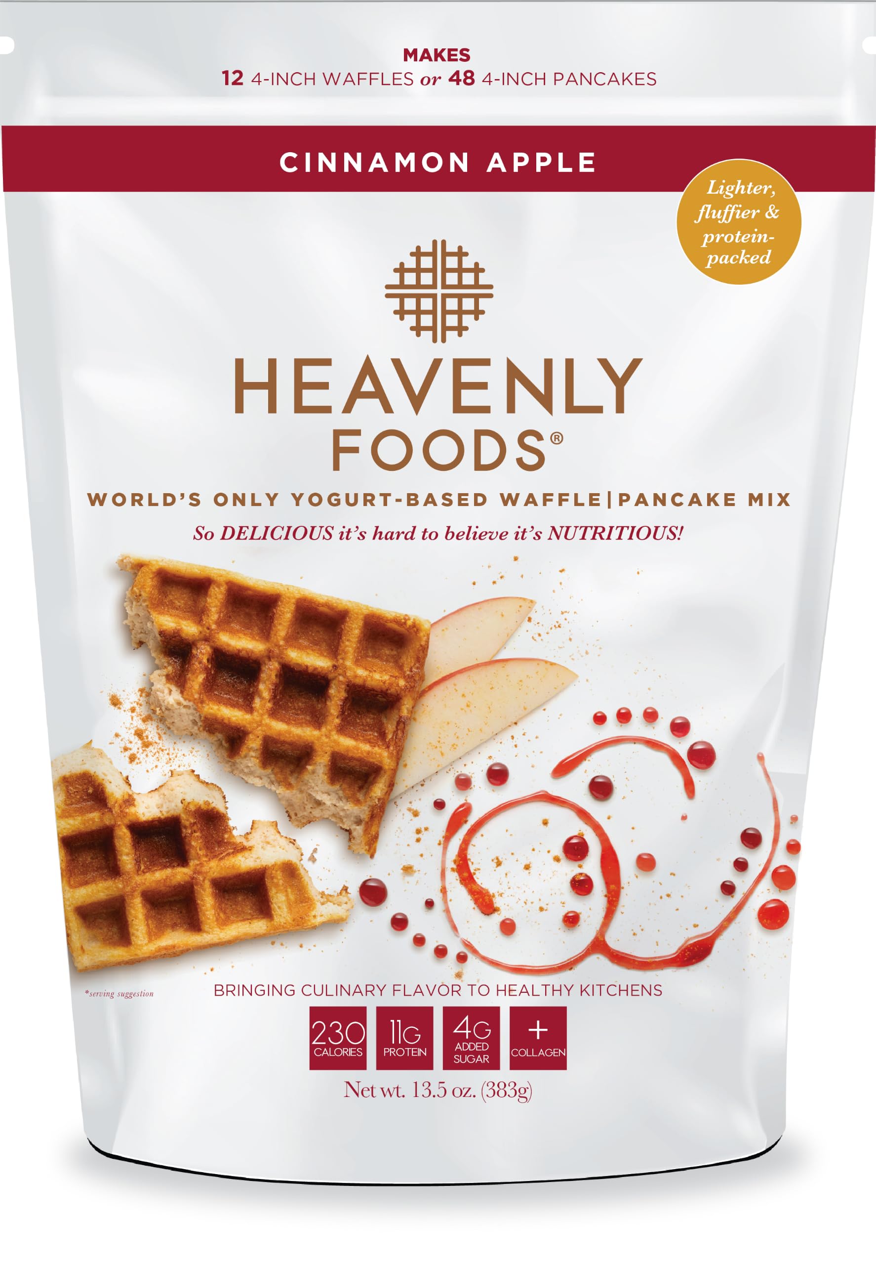 Amazon.com : Heavenly Foods® Mix, Cinnamon Apple, 14g Protein