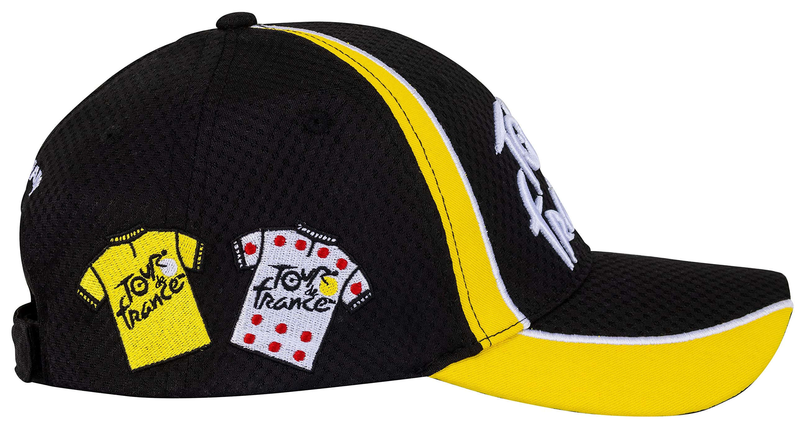 Tour de France Berretto Logo Collezione Ufficiale Ciclismo Taglia Regolabile, Nero , Taglia Unica