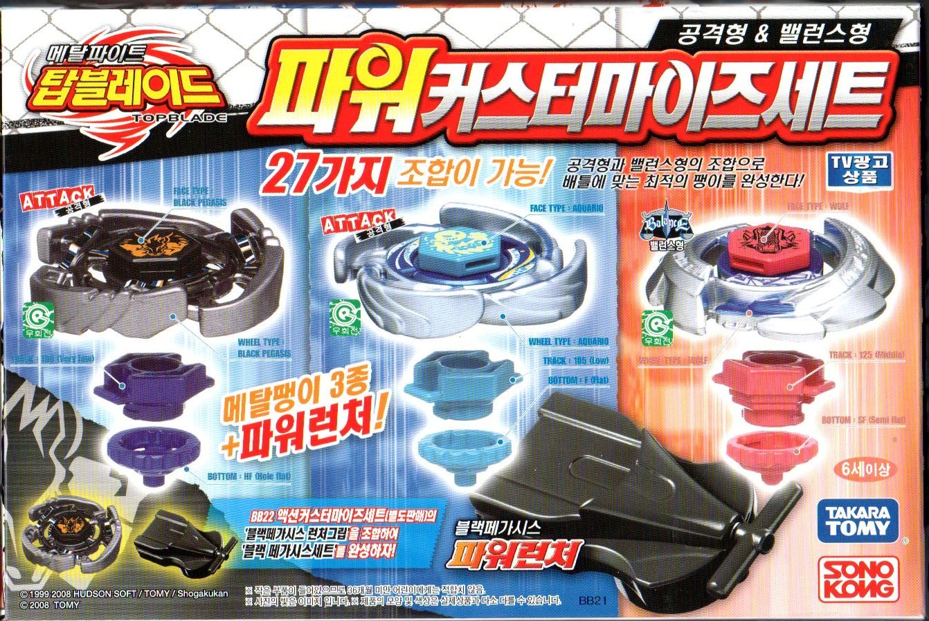 Amazon.co.jp: [Korean Version] Beyblade Modification Set