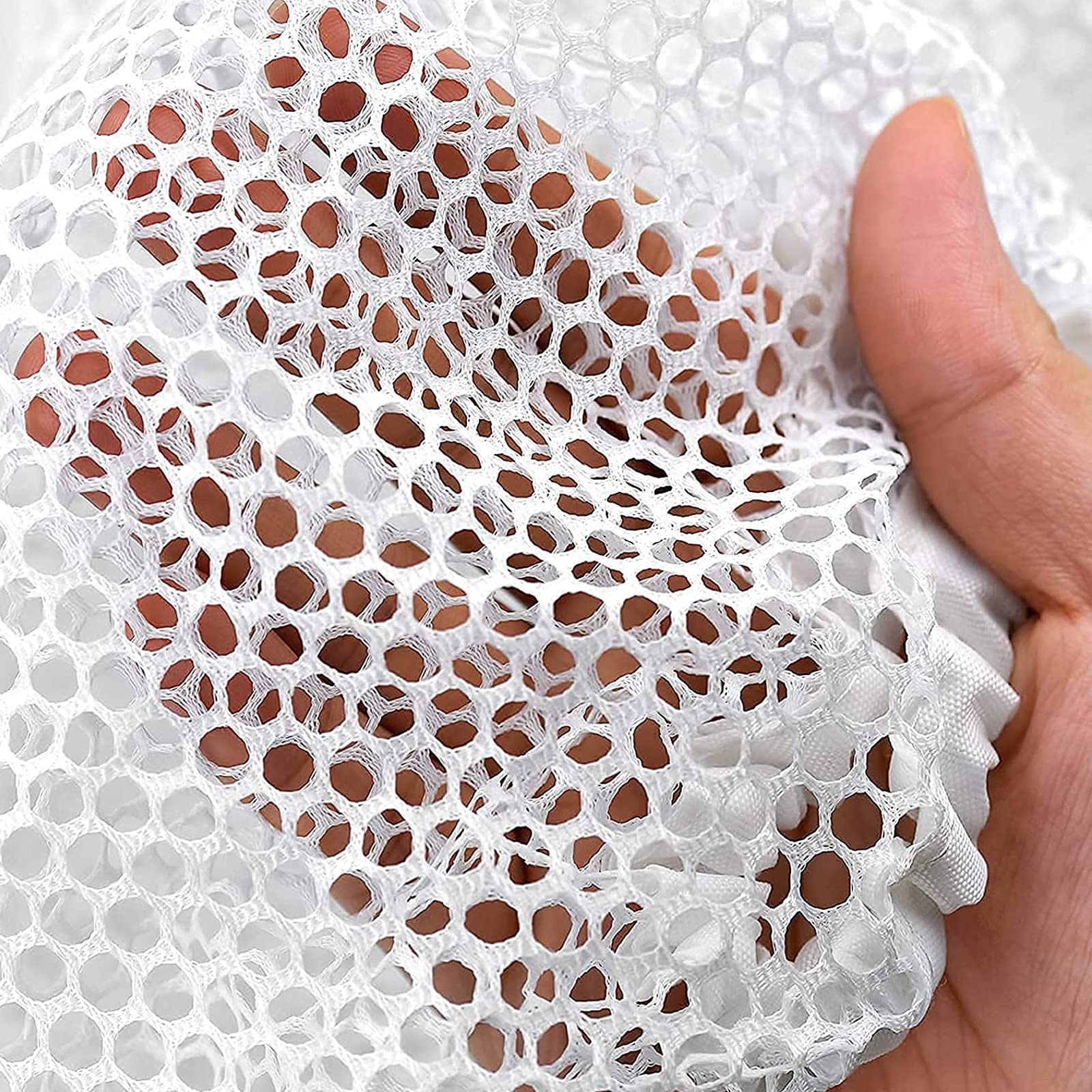Storage Net, Hammock Net, Tidy Storage Hammock, for Organising Daily Needs and Storing Clothes (White) - Image 2