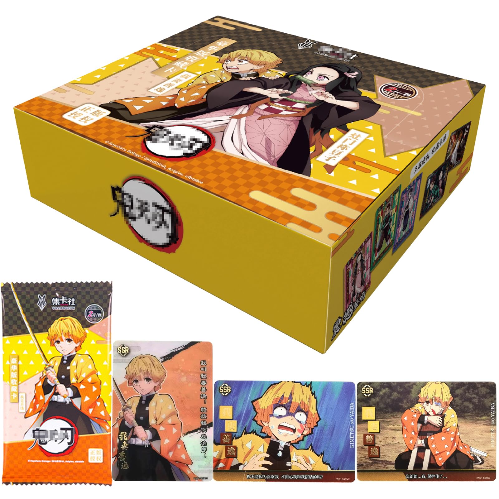 ADovz Demon Slayer Trading Cards, Demon Slayer Booster box,CCG-TCG