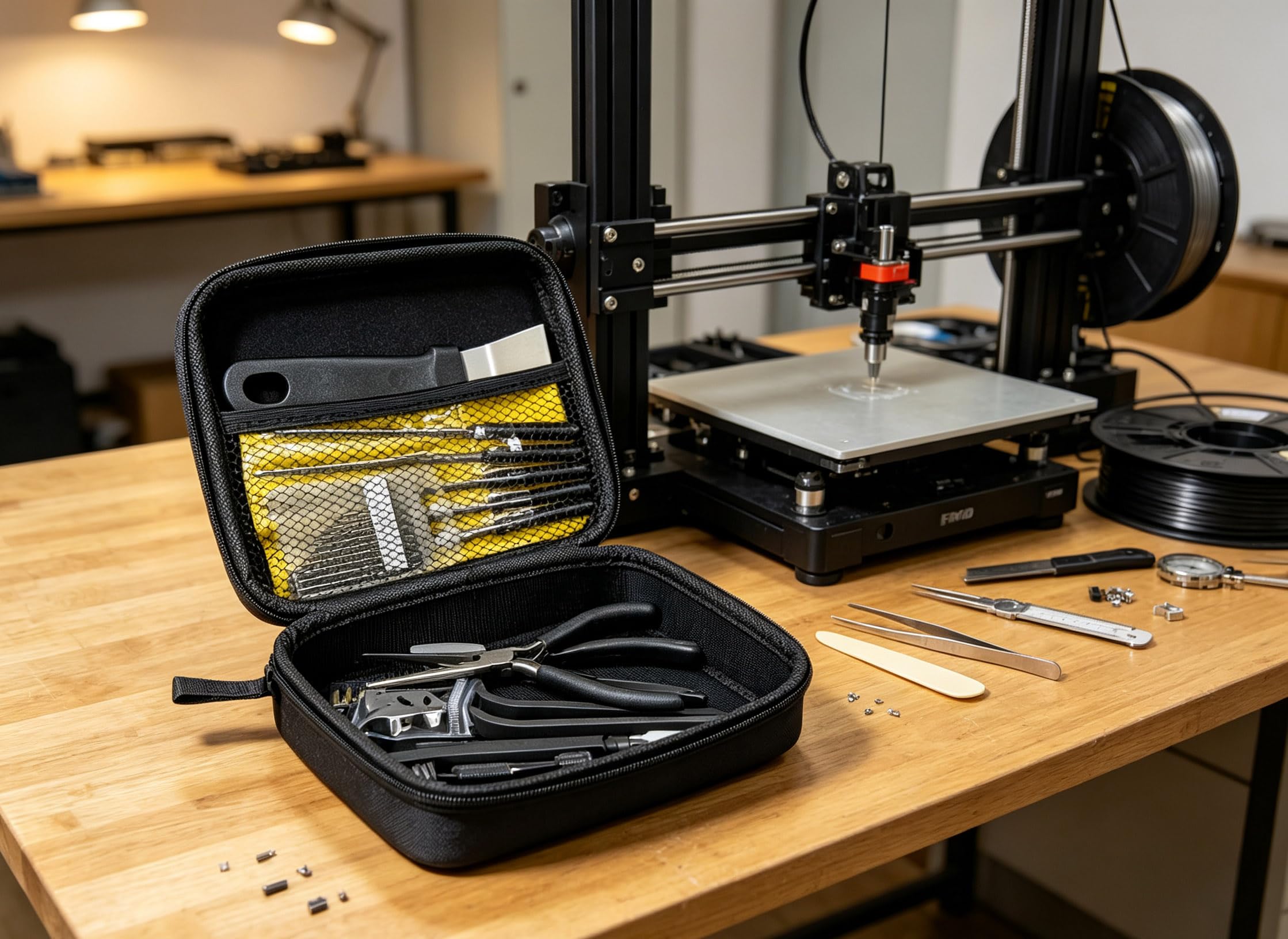 3D Printer Tool Kit - 124 Pcs for Makers -17