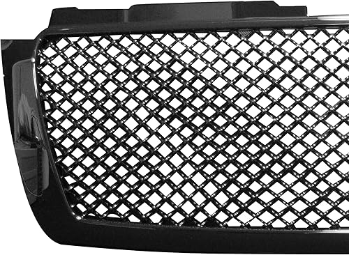 Miniatura 4 de Armordillo USA 7146983 Rejilla frontal de malla para capó, color negro brillante, para Chevy Avalanche 2007-2014