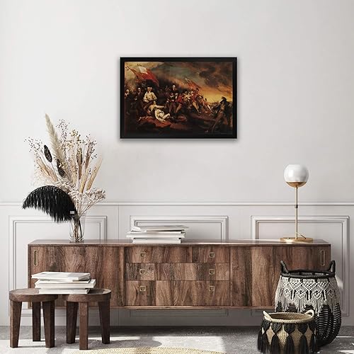 Vista 65 de Declaración de independencia de John Trumbull - Lienzo enmarcado para decoración de pared, lienzos de reproducción de pintura fina Impresión