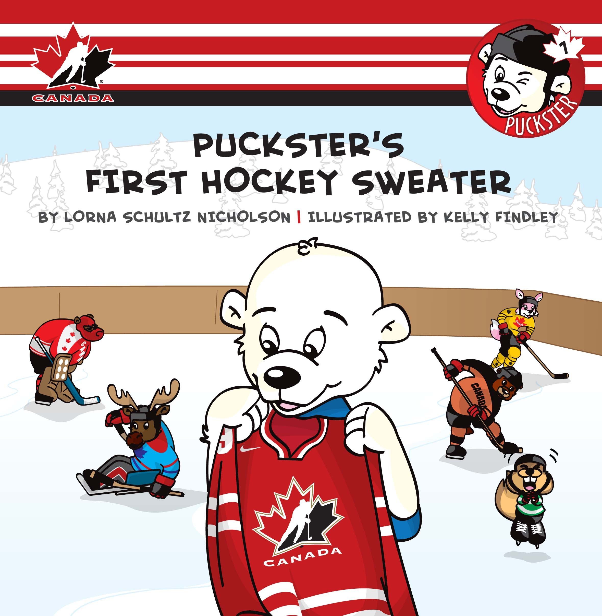 Puckster's First Hockey Sweater