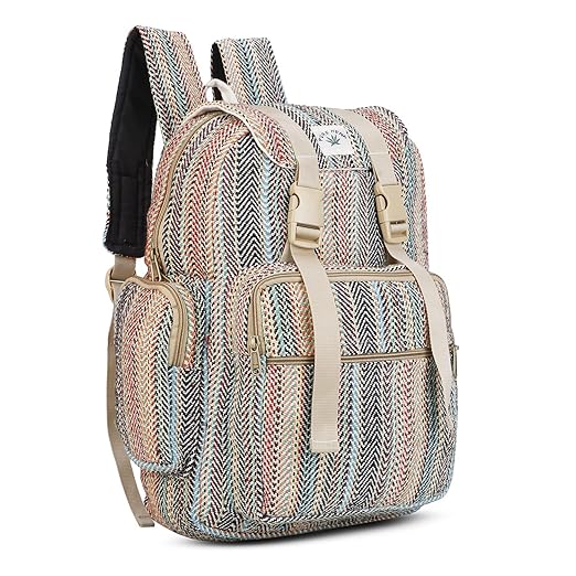 House of Export Eco-friendly Hemp Casual Backpack