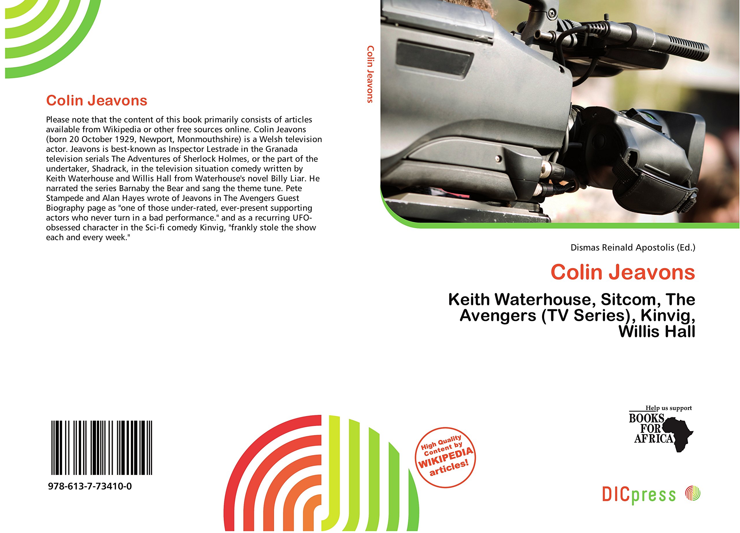 Colin Jeavons: Keith Waterhouse, Sitcom, The Avengers (TV Series), Kinvig, Willis Hall