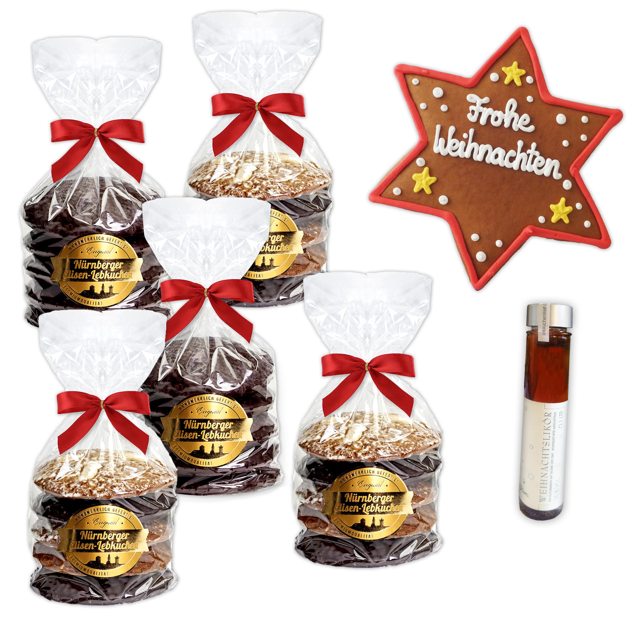 Geschenktruhe Lebkuchen Deluxe Alte Ritter Silber, ca. 2.150 g | LEBKUCHEN WELT Gefüllt mit Elisen und weiteren Köstlichkeiten – Festliche Geschenkverpackung, ideal als Weihnachtspräsent