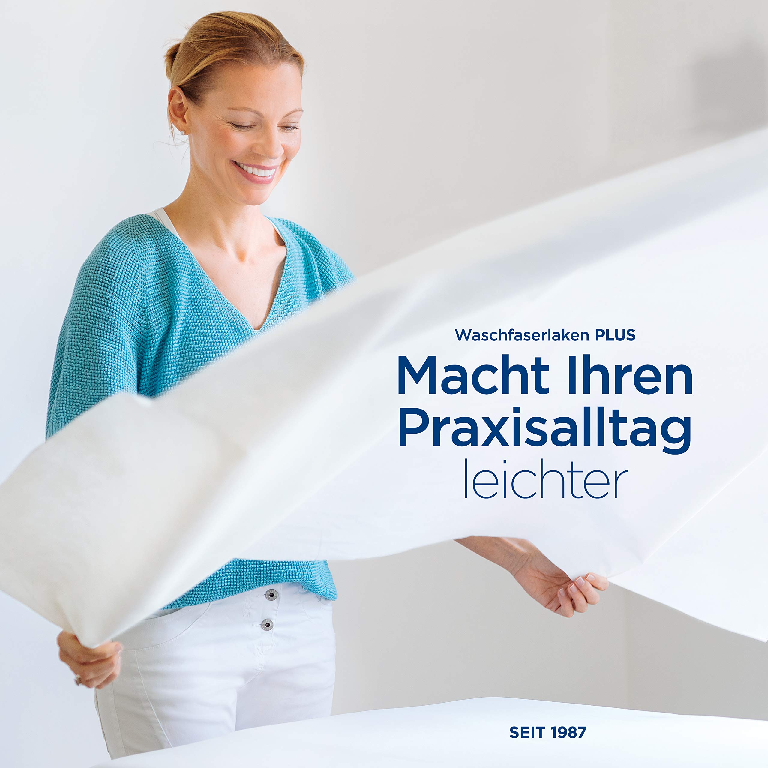 plus weiß 120x210 cm 5er Pack | Vlieslaken für Massageliegen, für Kosmetikliegen