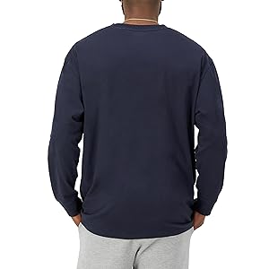 Champion Men's Long Sleeve T-shirt, Classic T-shirt for Men (Reg. Or Big & Tall)