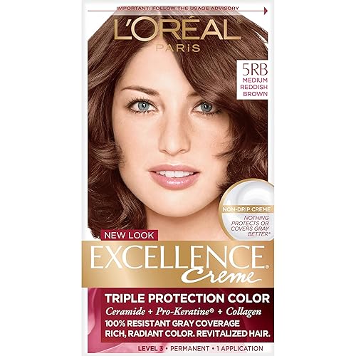 Miniatura 82 de L'Oreal Paris Excellence Triple Protection - Coloración permanente para el cabello, marrón oscuro [4] 1 unidad (paquete de 10 unidades)