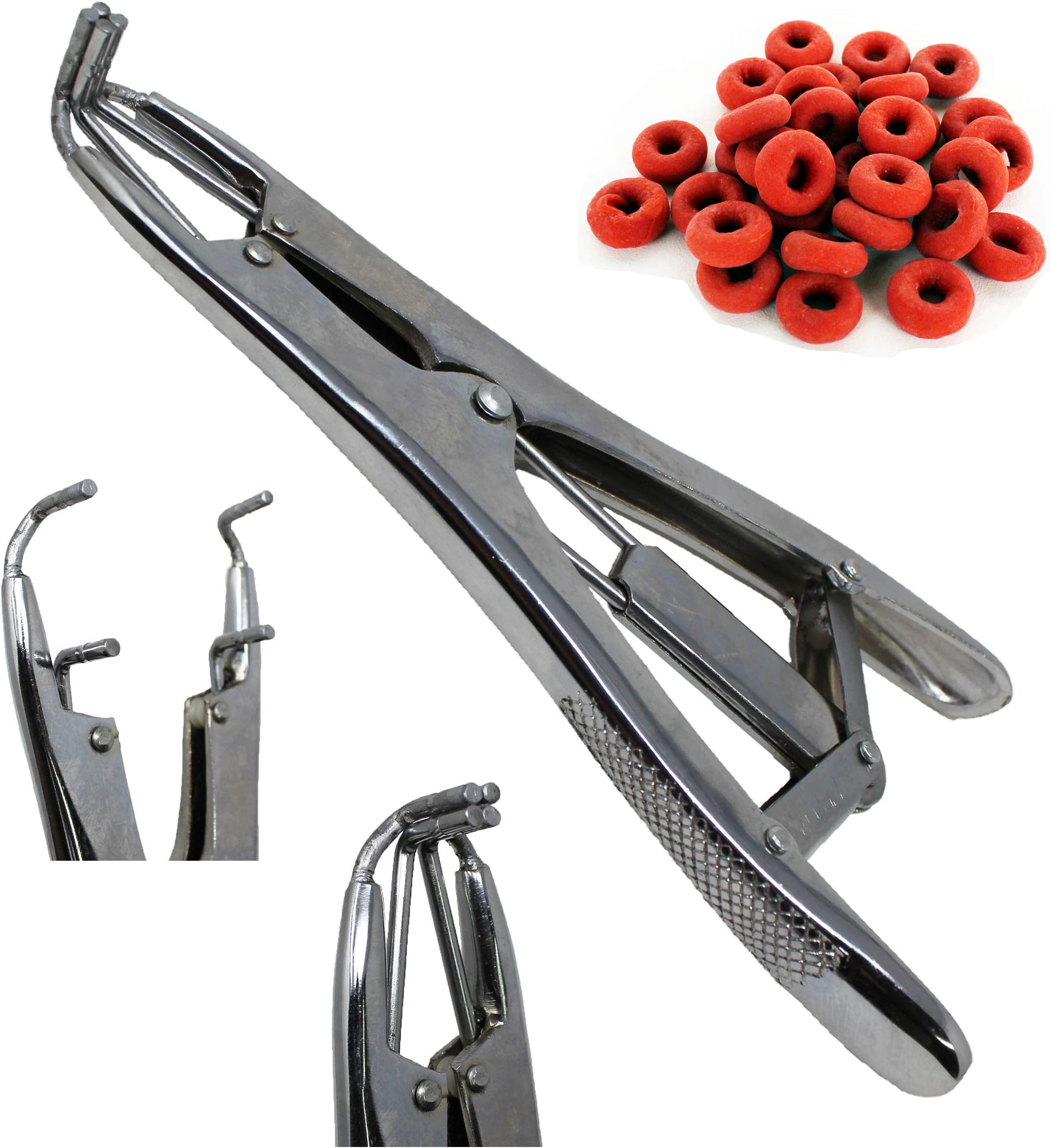 Animal Livestock Cattle SS Tail Dock +100 Bands 98116