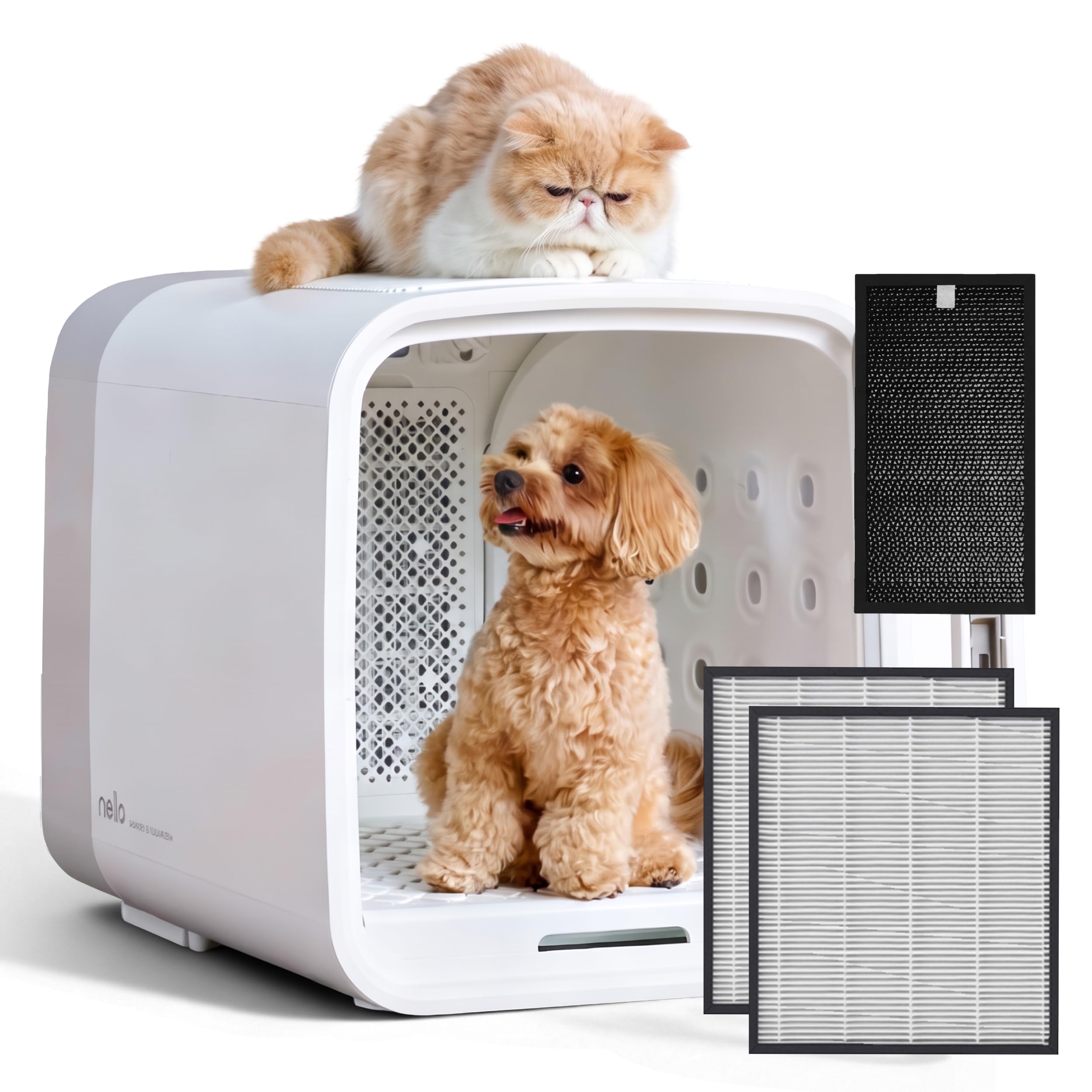Amazon | nello ペットドライルーム＋Deo 日本製モーター2基搭載 獣