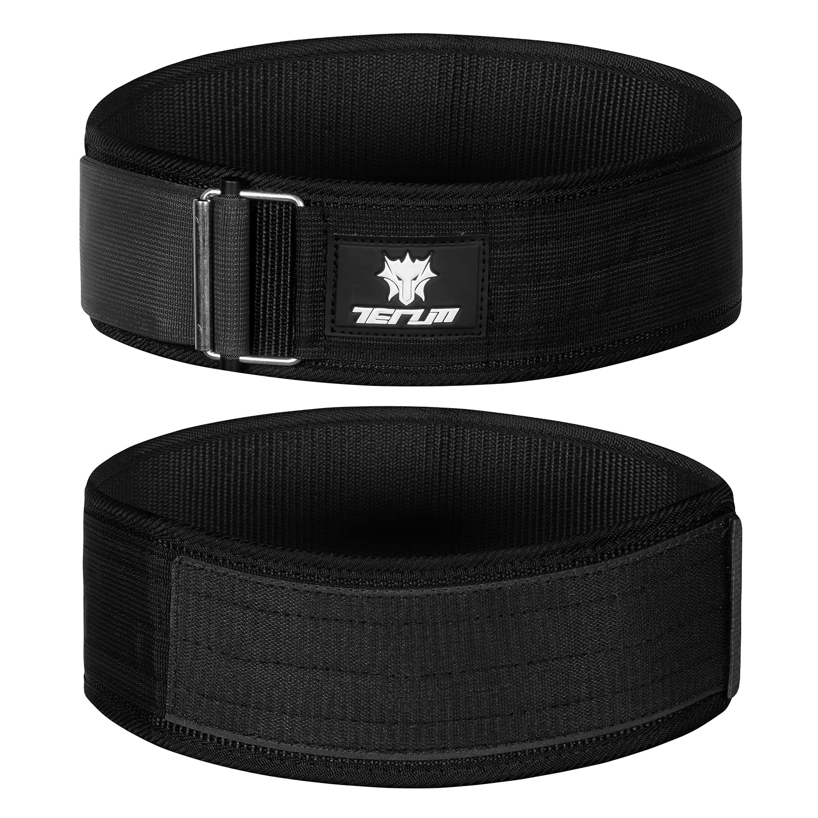 Tenum Sports Self Locking Weight Lifting Belt Power Gym Training Bodybuilding Belt Nylon Material Lifting Support for Men and Women Deadlift Training Belt