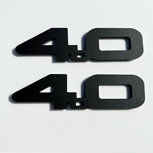 Miniatura 2 de Emblema personalizado de 4.0L para Jeep Style Cherokee Fender Badge