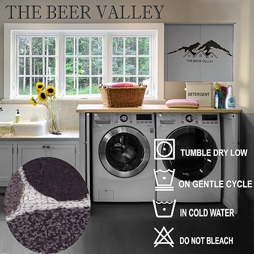Vista 25 de THE BEER VALLEY Pebble Stone - Alfombra de baño antideslizante de 24 x 60 pulgadas, suave y absorbente, alfombra de baño grande antideslizante