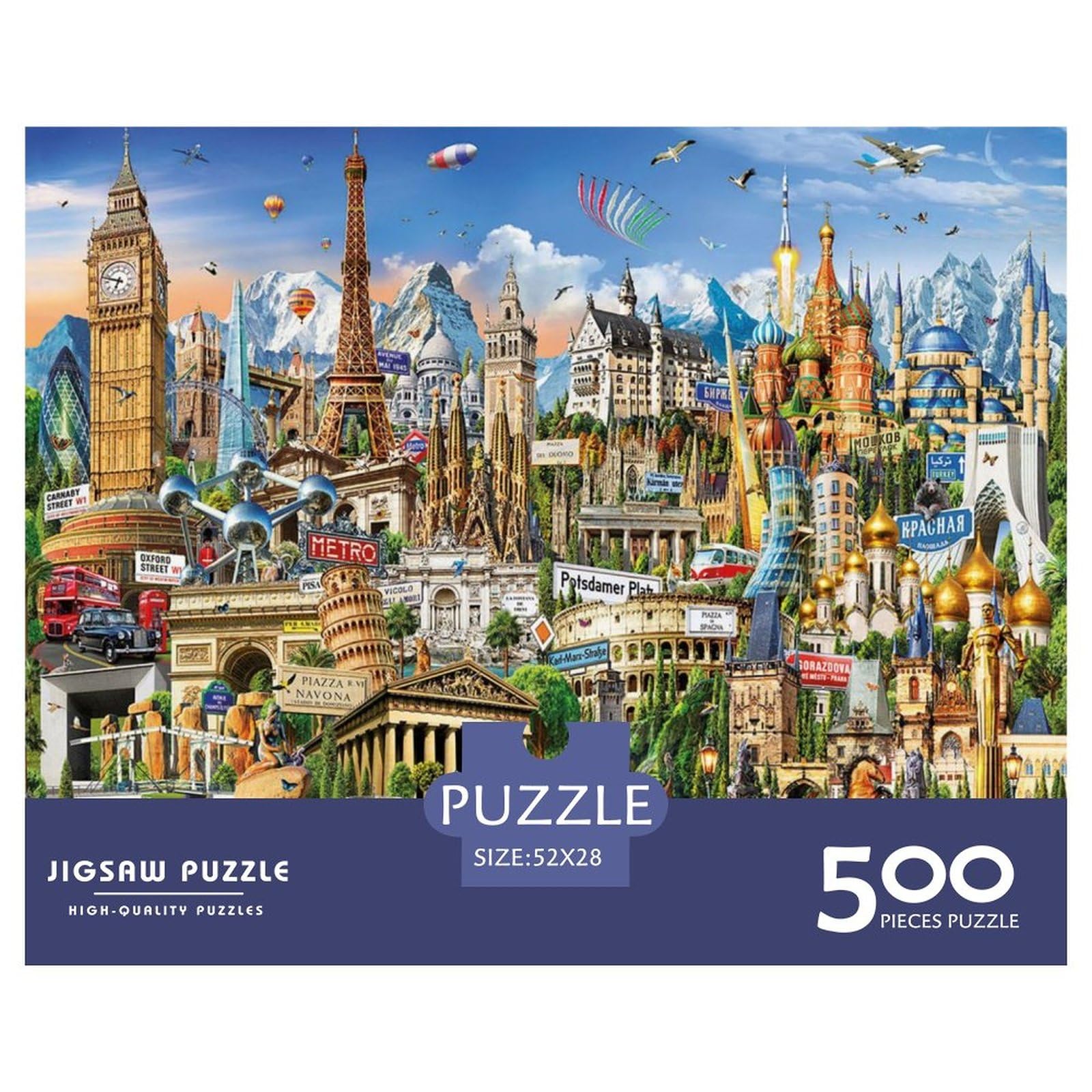 Amazon.com: Busy City Jigsaw Puzzles for Adults 500 Piece of