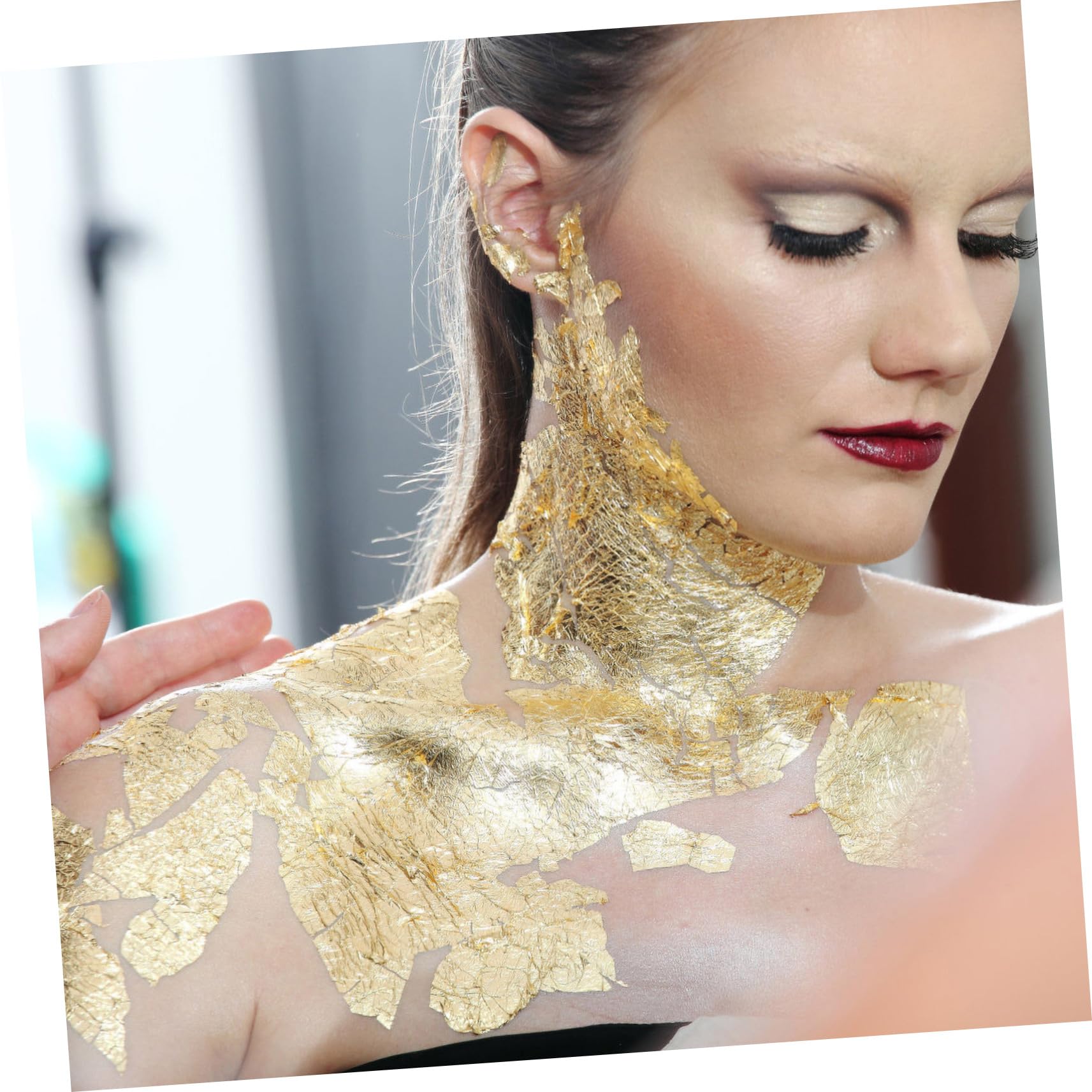 240stücke Teiliges Imitation Goldfolie Für Bastelarbeiten Mehrfarbige Blätter Für Kunst Dekoration Und Nageldesign Für Kreative Projekte Und Diy-kreationen