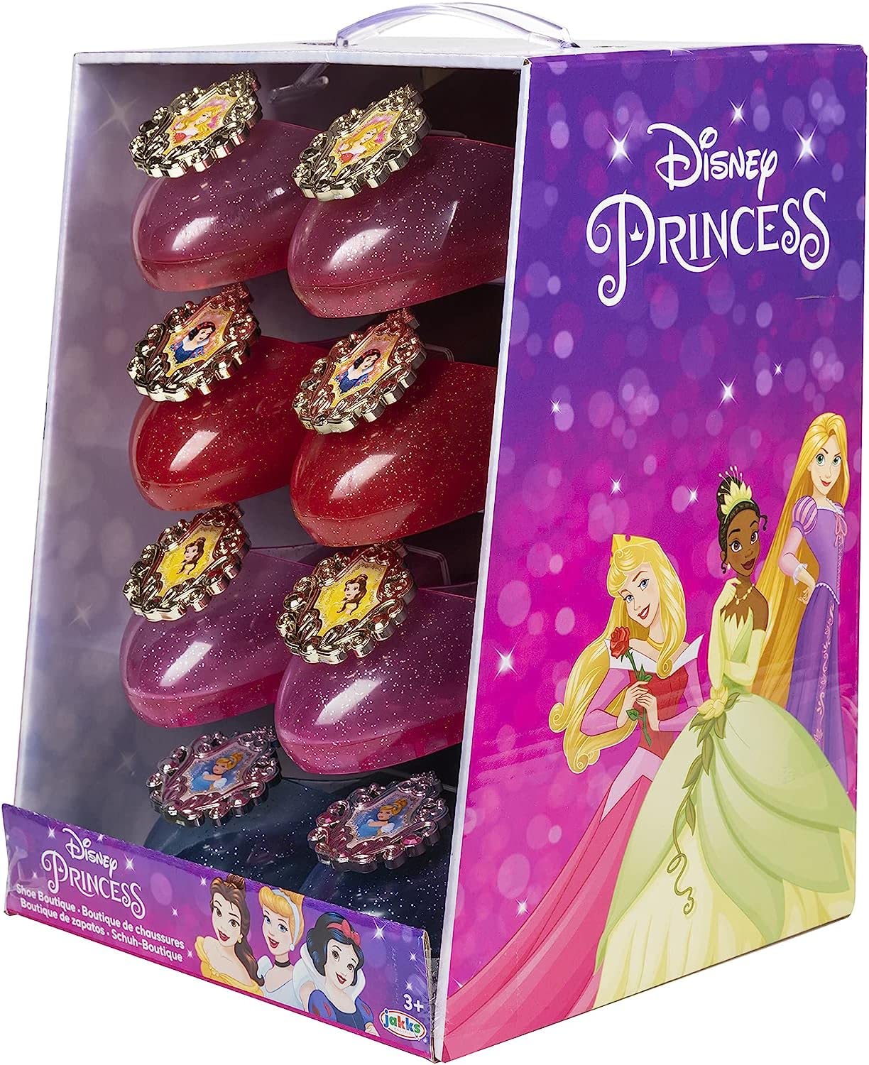 Disney Princess La Boutique delle Scarpe, 4 Paia di Scarpe delle Principesse Disney (Esclusiva Amazon)