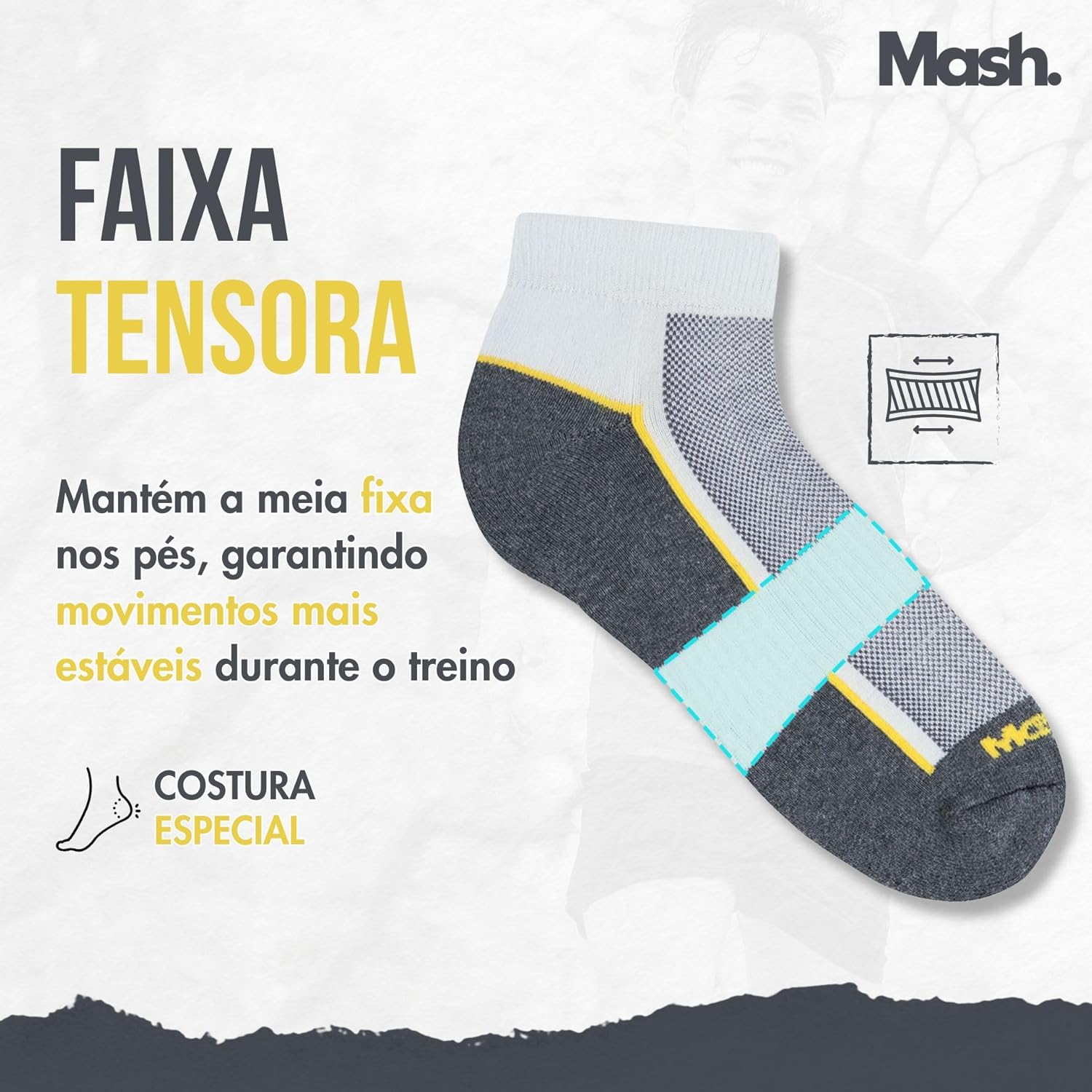 Kit 3 Pares Meia Sapatilha Mash Esportiva Alta Performance Masculino Adulto em promoção! Veja a oferta e mais achadinhos de Moda íntima 9 Hoje é o melhor dia para comprar Kit 3 Pares Meia Sapatilha Mash Esportiva Alta Performance Masculino Adulto com aquele preço maroto! Promoção! Aproveite a oferta! 9