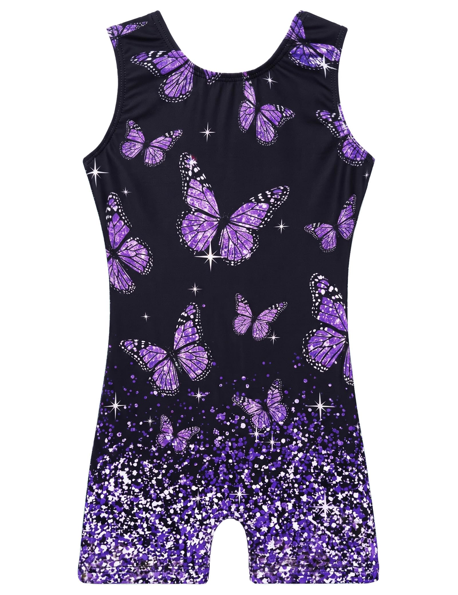 TENVDA Leotards for Girls Gymnastics One Piece Biketard（Multiple Colors）