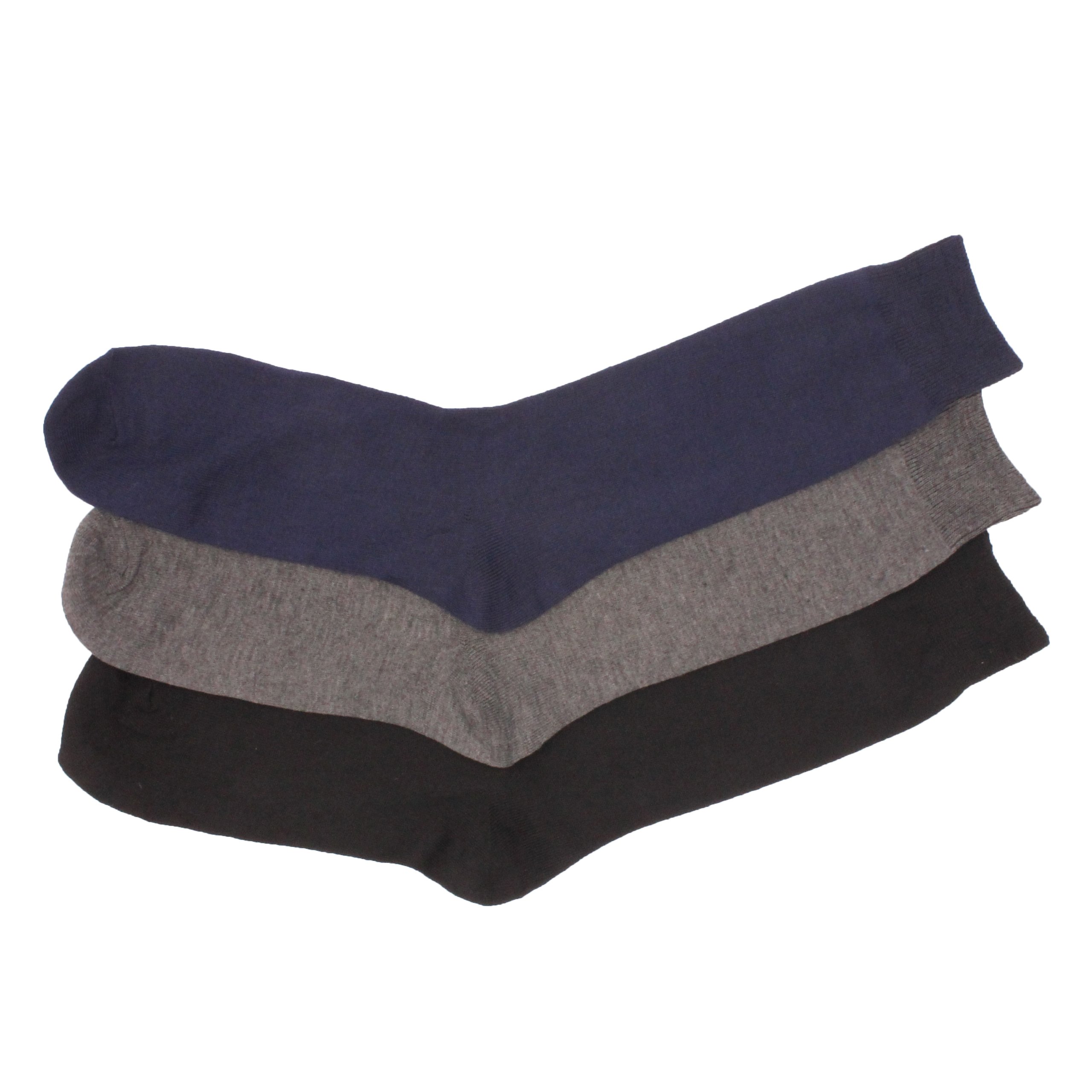Britwear Men's Dark Assorted 3 X Winter Warm Thermal Socks Shoe Size:uk 6-11 Colour: