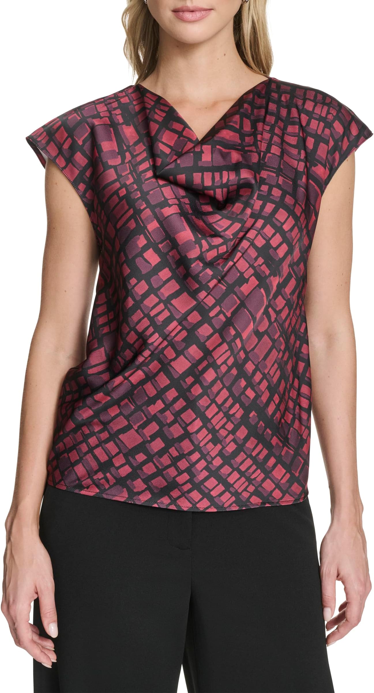 Women's Drape Neck Soft Blouse