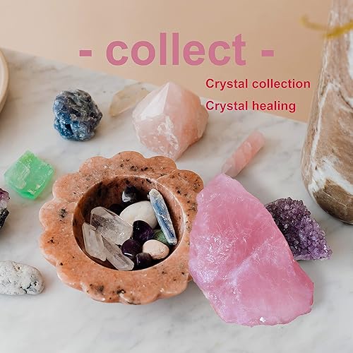 Miniatura 4 de Apengshi 1 piedra curativa de cristal natural de cuarzo rosa de 0.22 a 0.33 libras, piedras preciosas de cristal en bruto para pulir, pulir,