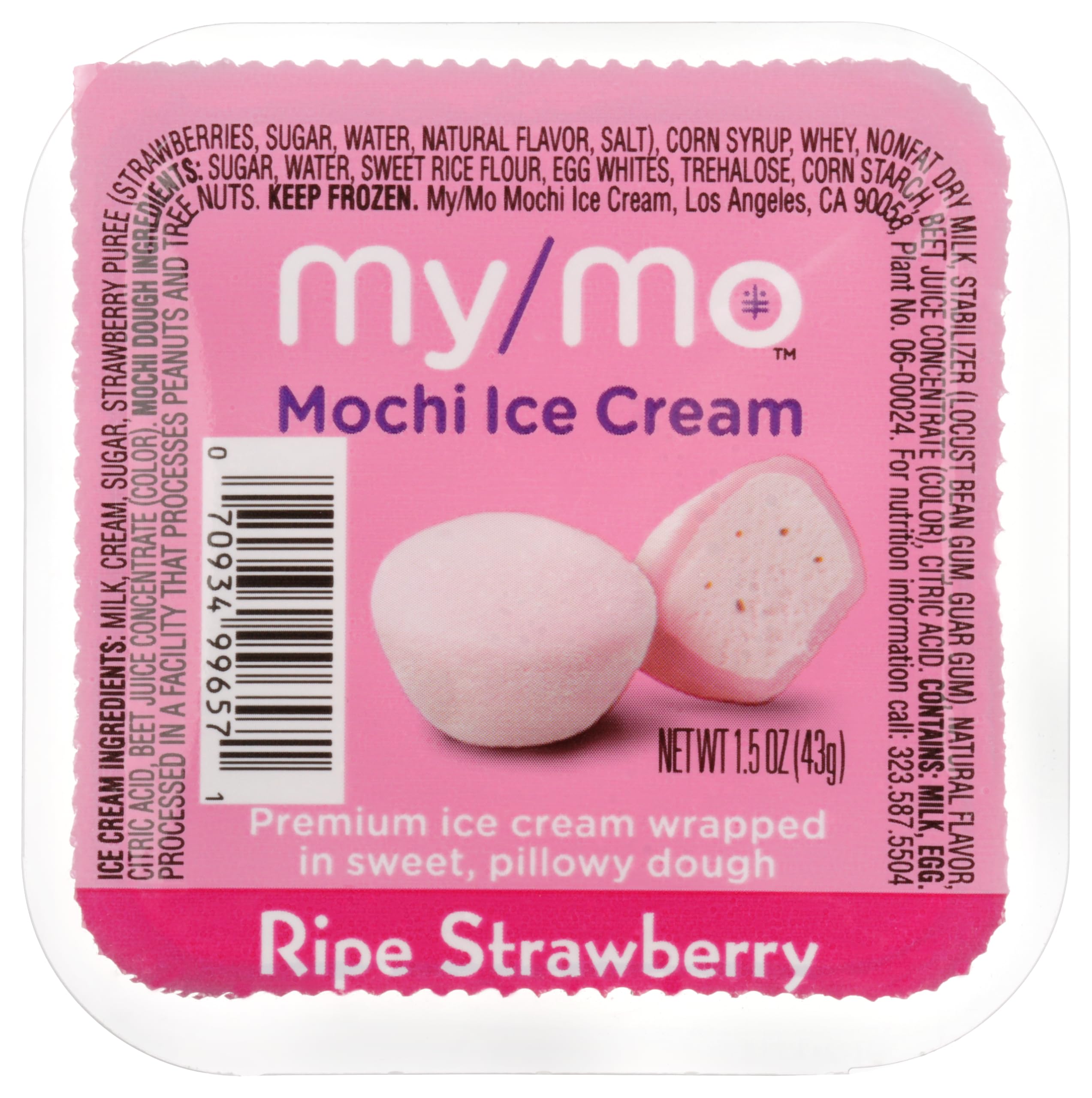 My Mo, Ripe Strawberry Mochi, 1.5 Ounce