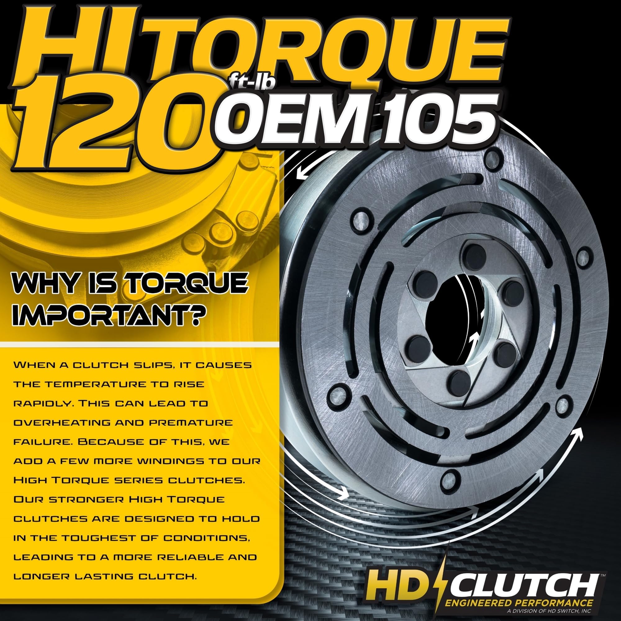 HD Switch BIGBearing HiTorque - Polea eléctrica de toma de fuerza AM123123 5215-9 5215-34 MA-GT-JD19 1-1/8 pulgadas manivela para John Deere 180 185 GS25 GS30 GS45 GS75 HD45 HD75 LX172 LX173 LX176