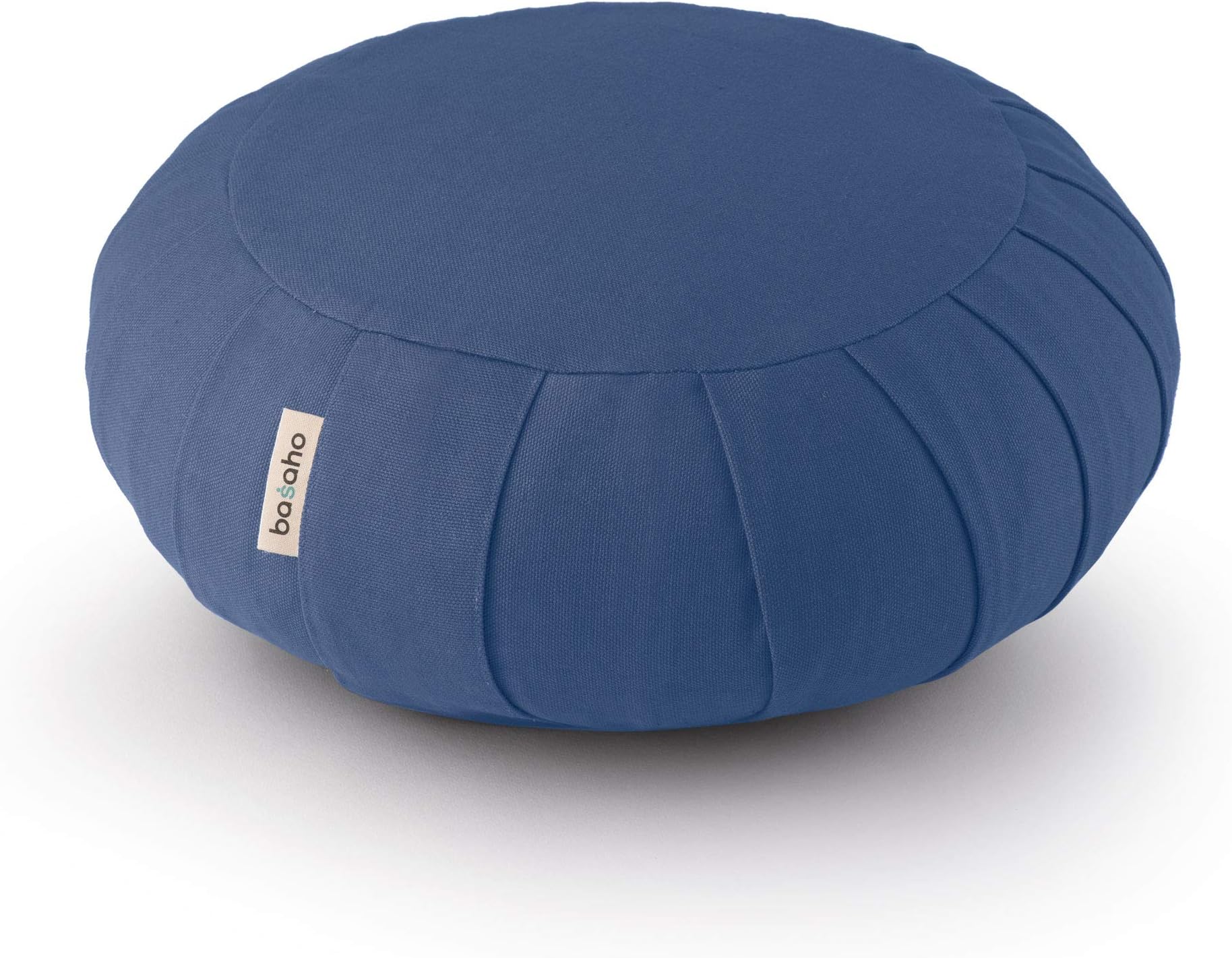 Basaho CLASSIC Zafu Meditation Cushion | Organic Cotton | Buckwheat Hulls | Removable Washable Cover