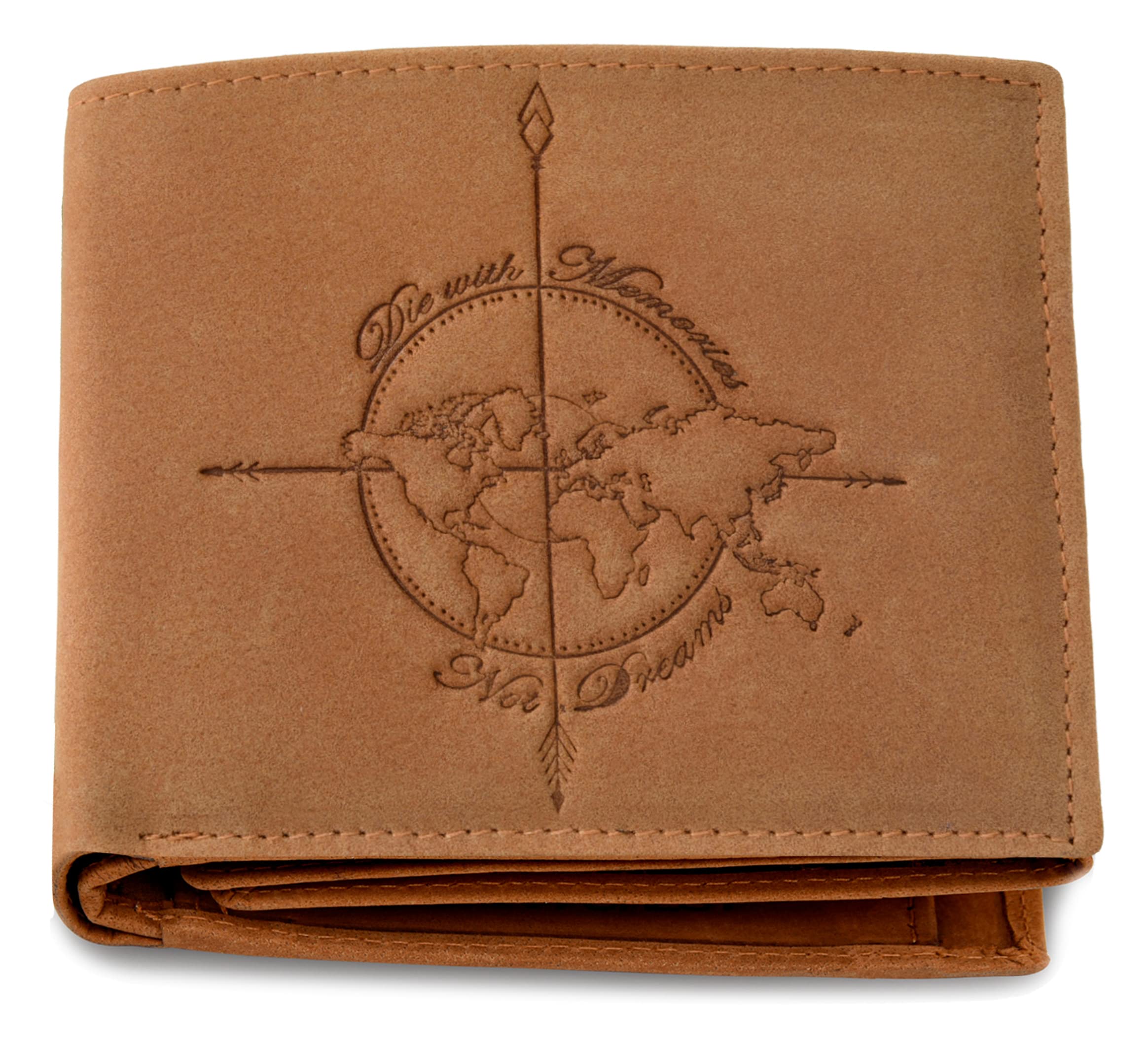URBAN FOREST Atlas Cognac Leather Wallet for Men