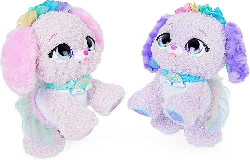Miniatura 8 de Fairy Puppy - Juguete interactivo sorpresa de peluche con más de 100 sonidos y acciones (el estilo puede variar), regalos para niñas, juguetes para