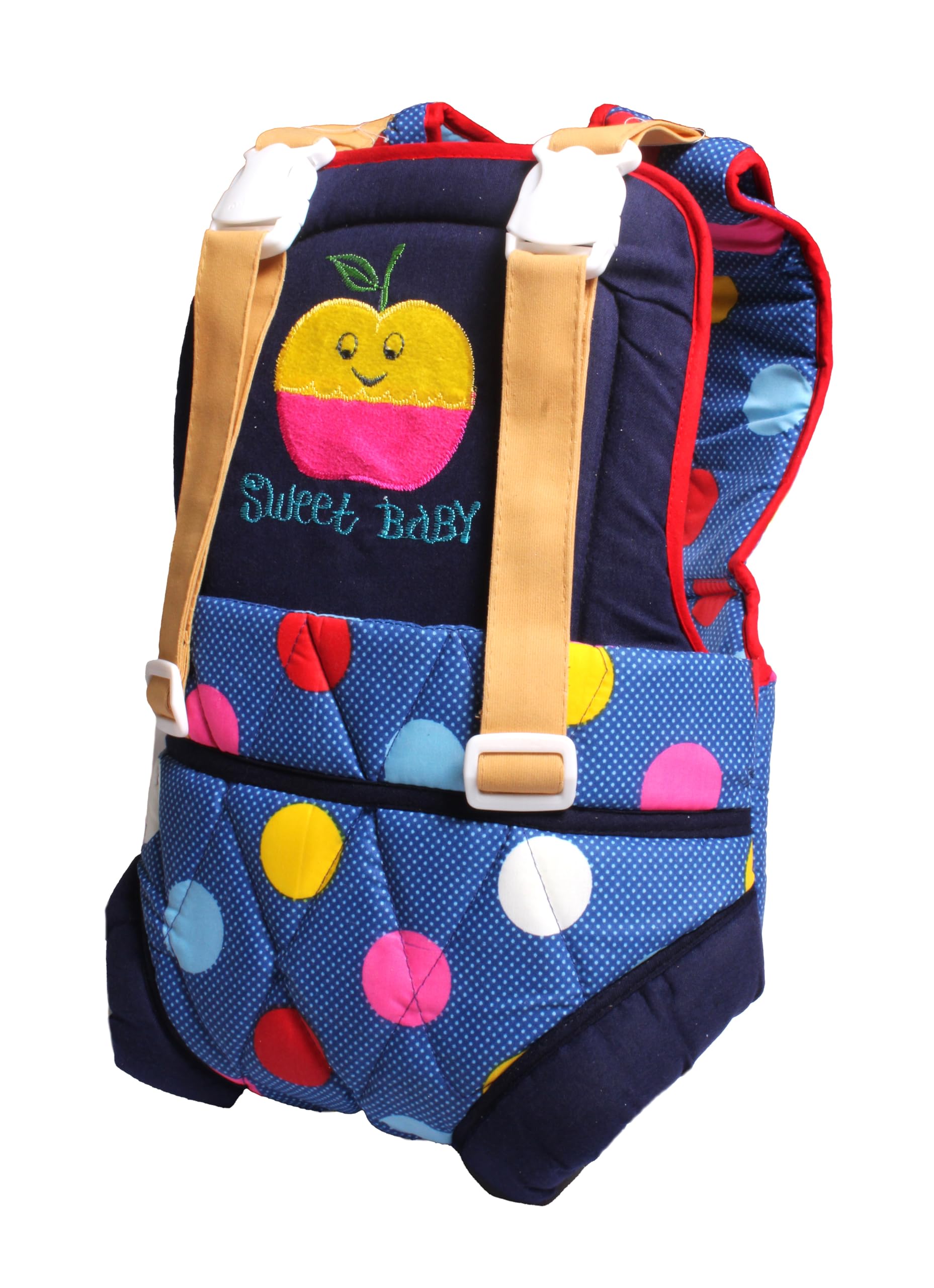 Tharunsha Elite 4-Way Ergonomic Baby Carrier- Kangaroo Bag - Back & Front Baby Carrier - Comfortable, Breathable & Adjustable for 03-24 Months (Blue, Free Size)-picture-36