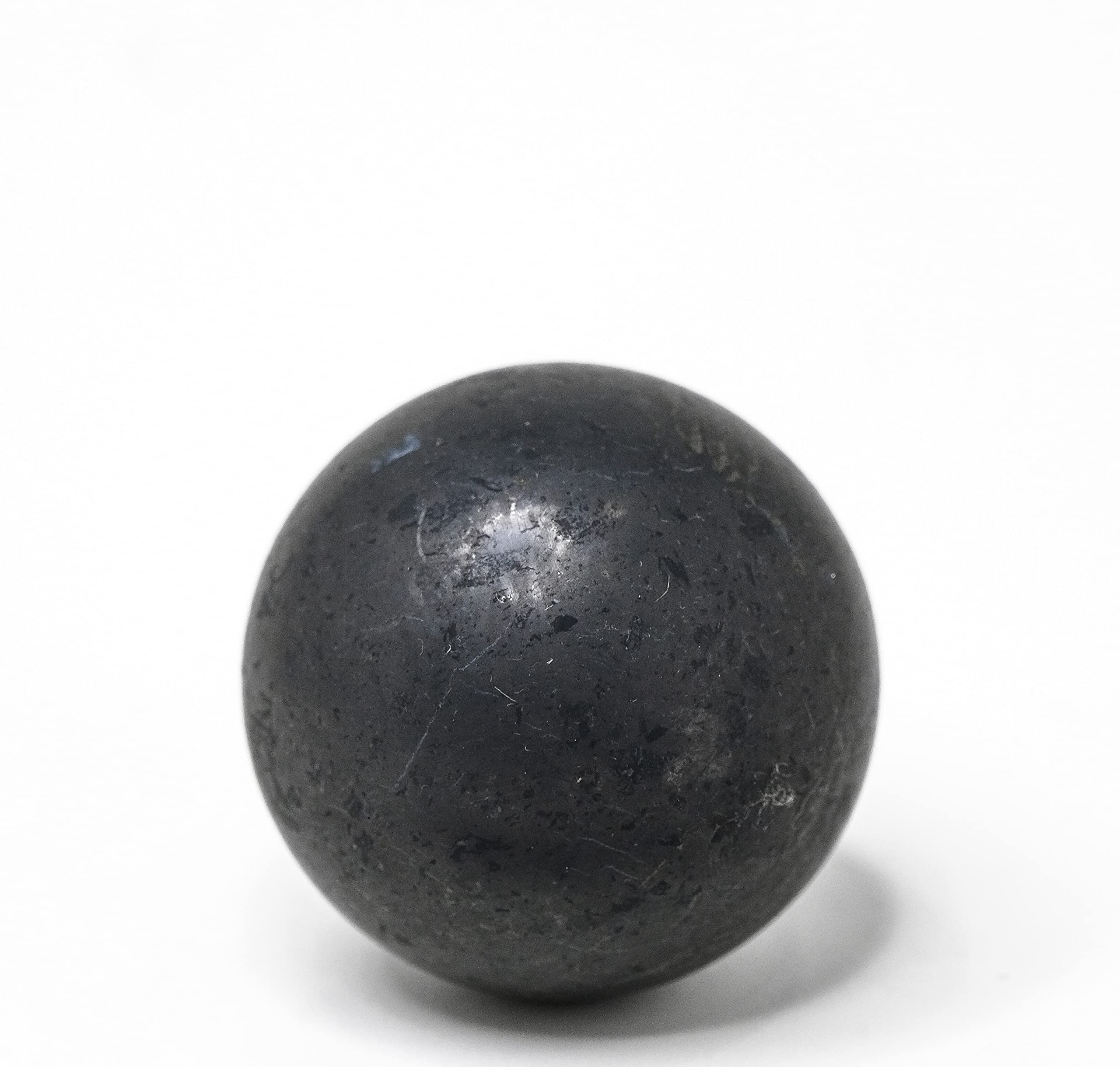 Shungite Club Unpolished Shungite Sphere 80 mm Decorative Crystal, Healing Ball, Meditation, Natural Gemstone, Home Decor