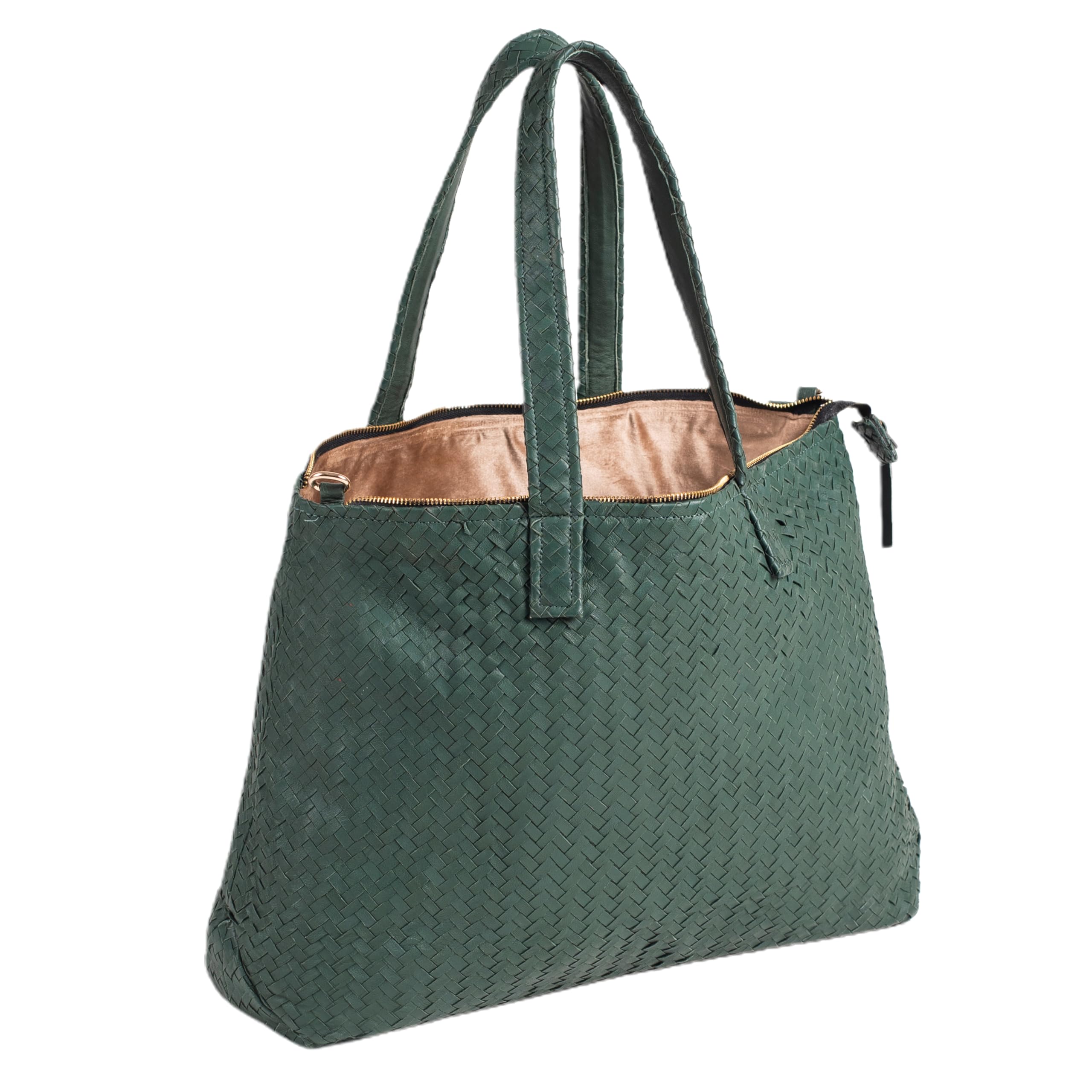 Jild Hobo Style Woven Bag for Women - Soft Handmade Genuine Leather Work Tote Bag - Cross Body Womens Purse