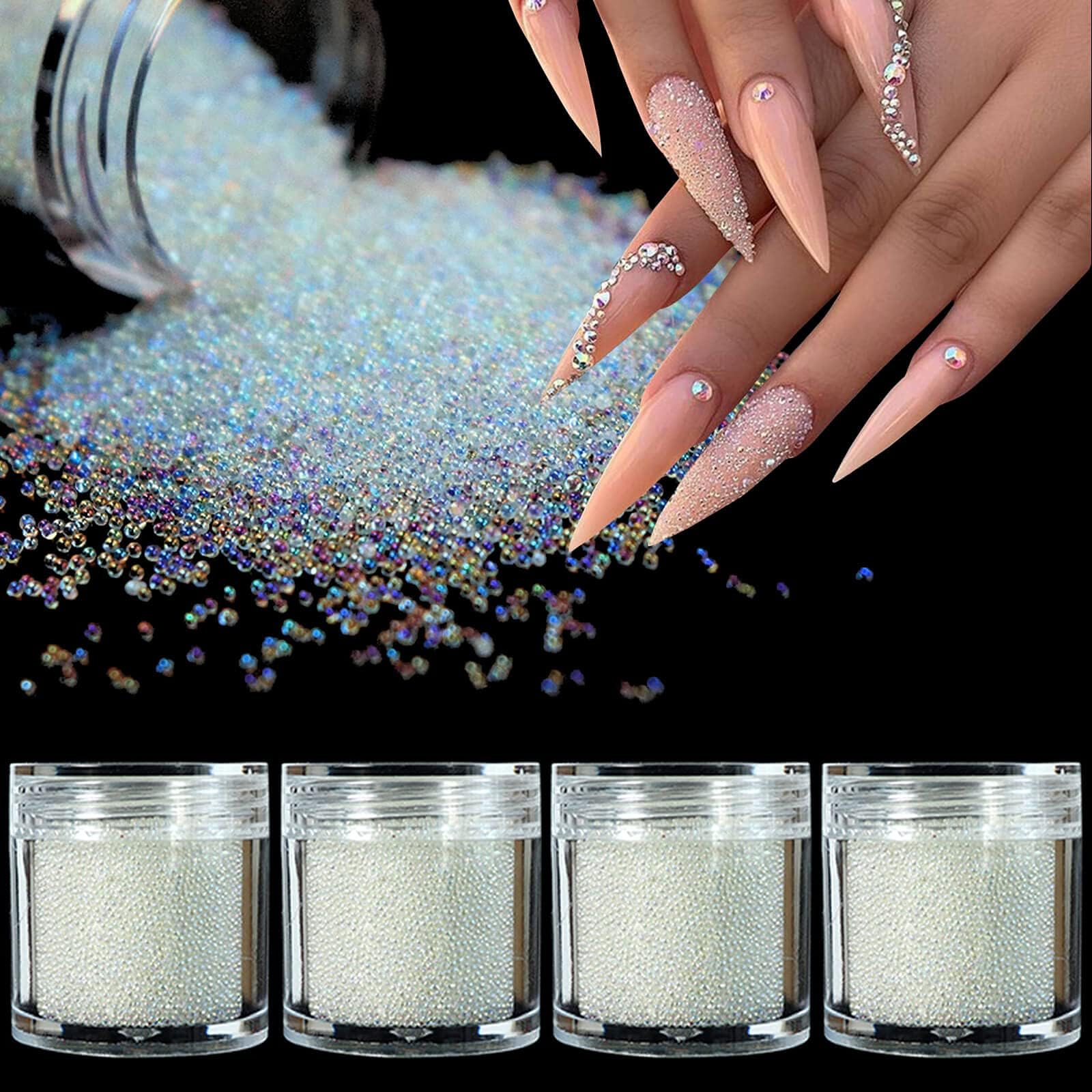 UVANKAUP 4 Pcs Caviar Beads