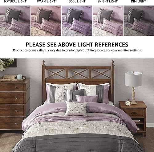 Miniatura 2 de Juego Madison Park All Season, falda de cama a juego, almohadas decorativas