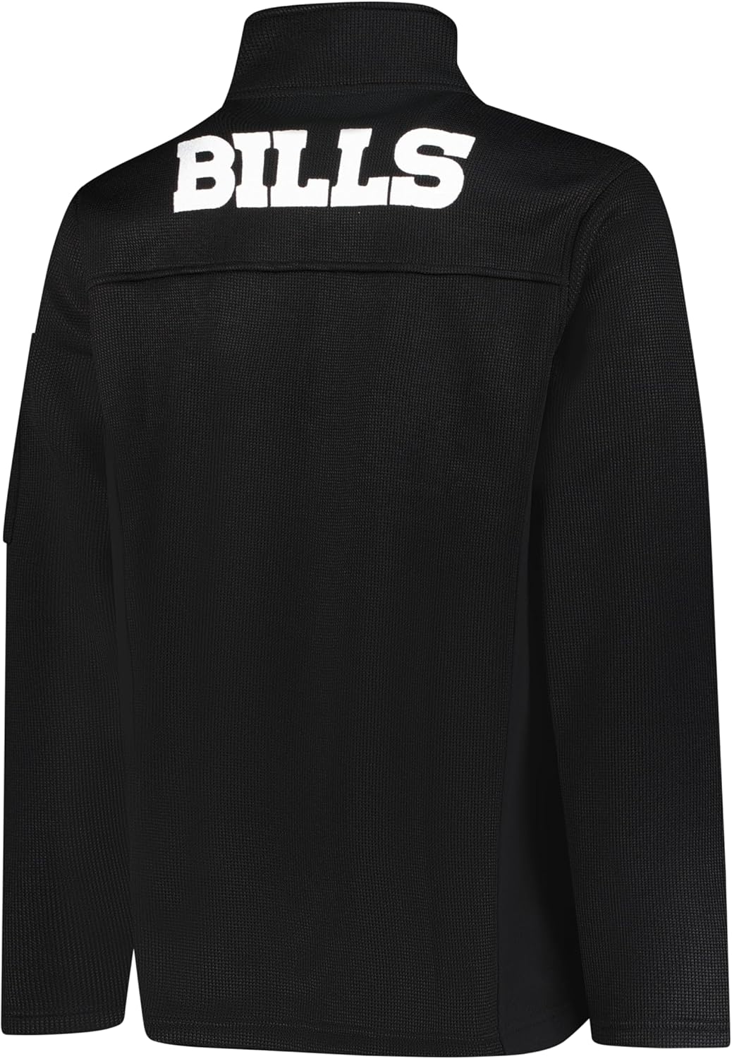 Ultra Game Men's NFL Official Super Soft Quarter-Zip Sweatshirt with Zipper Pockets