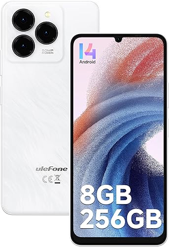 Miniatura 9 de Teléfono Ulefone Note 20 Pro Desbloqueado, 8GB+128GB, 8-Core, Pantalla de 6.75" 90Hz, Android 14, Cámara AI de 50MP, Batería de 6000mAh, Dual 4G