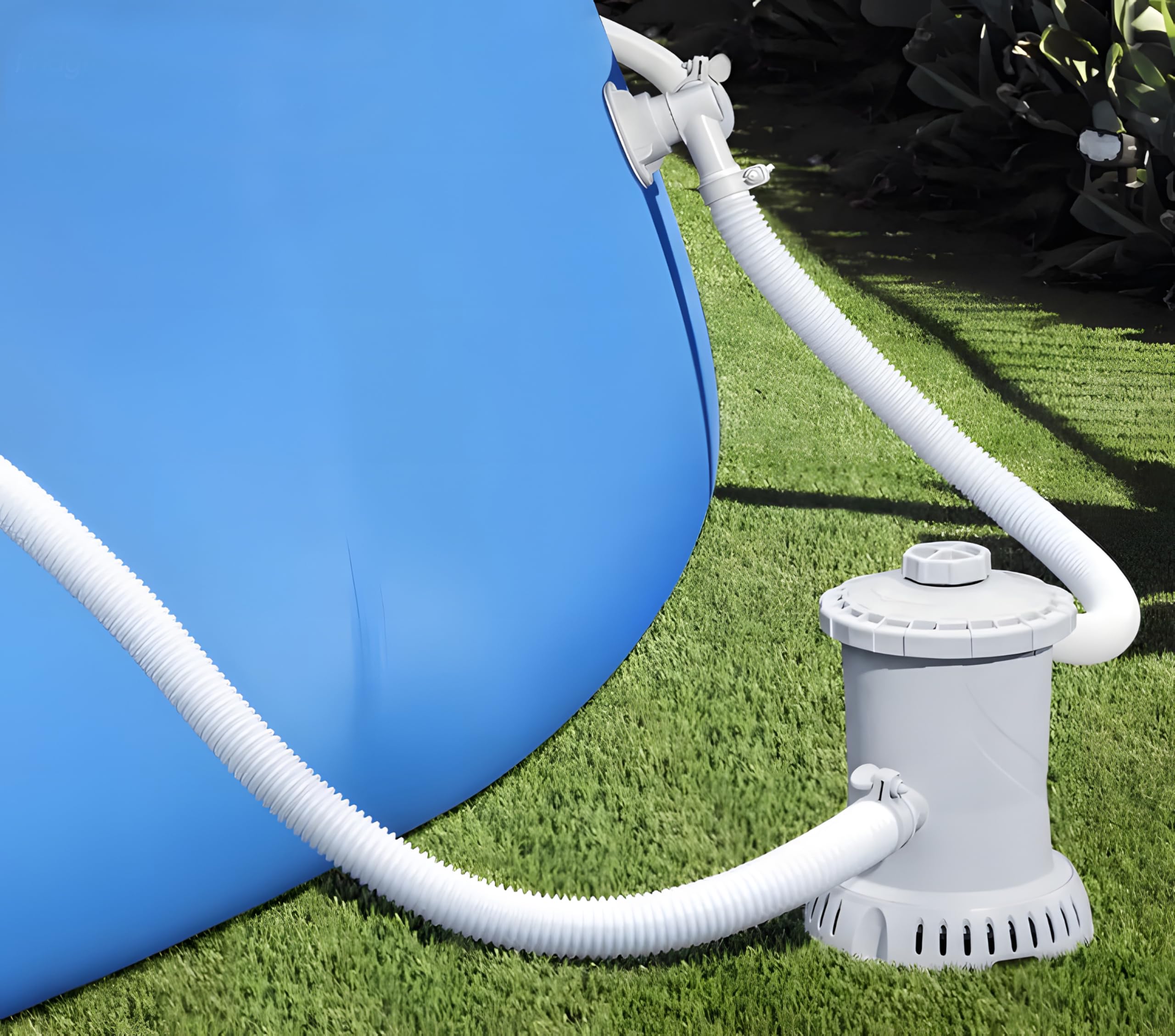 Filterpumpe Pool Poolpumpe Schwimmbadpumpe - Summer Waves RX600-2271 l/h 2,2 m³/h - Pool Pumpe für Filter Typ D Kartuschenfilterpumpe Filteranlage Cartridge Filter Pump 40W