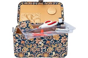 SINGER Sewing Basket: An Expansive and Stylish Storage Solution for Your Sewing Necessities