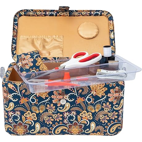 SINGER Sewing Basket: An Expansive and Stylish Storage Solution for Your Sewing Necessities