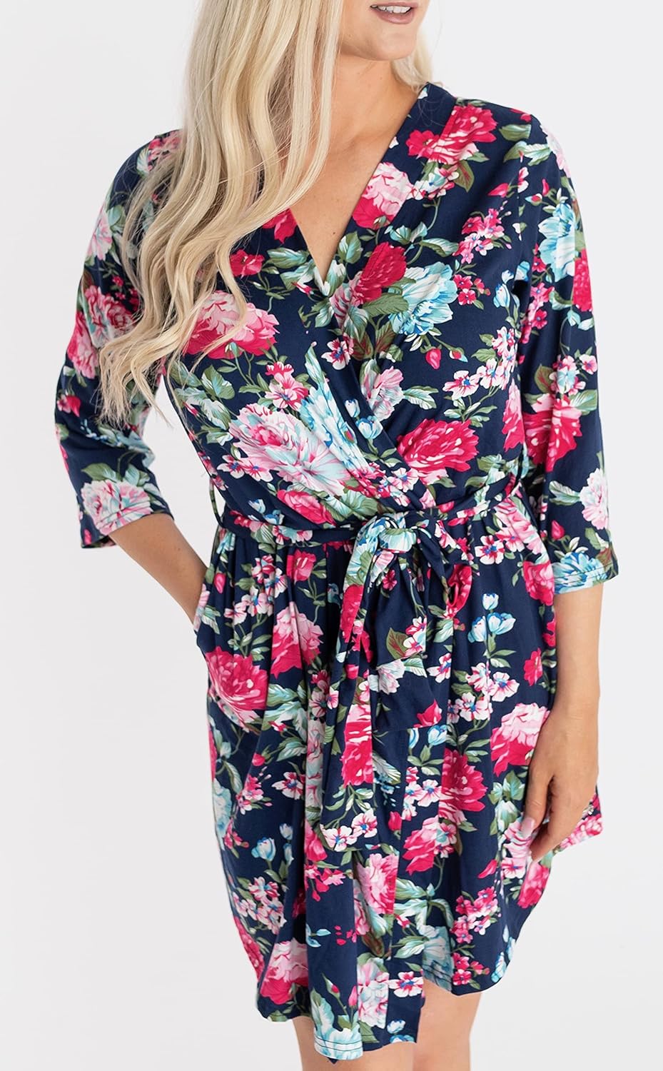 Little Adam and Eve Maternity Robe for Hospital Labor and Delivery Nursing Pregnancy Robe : Baby