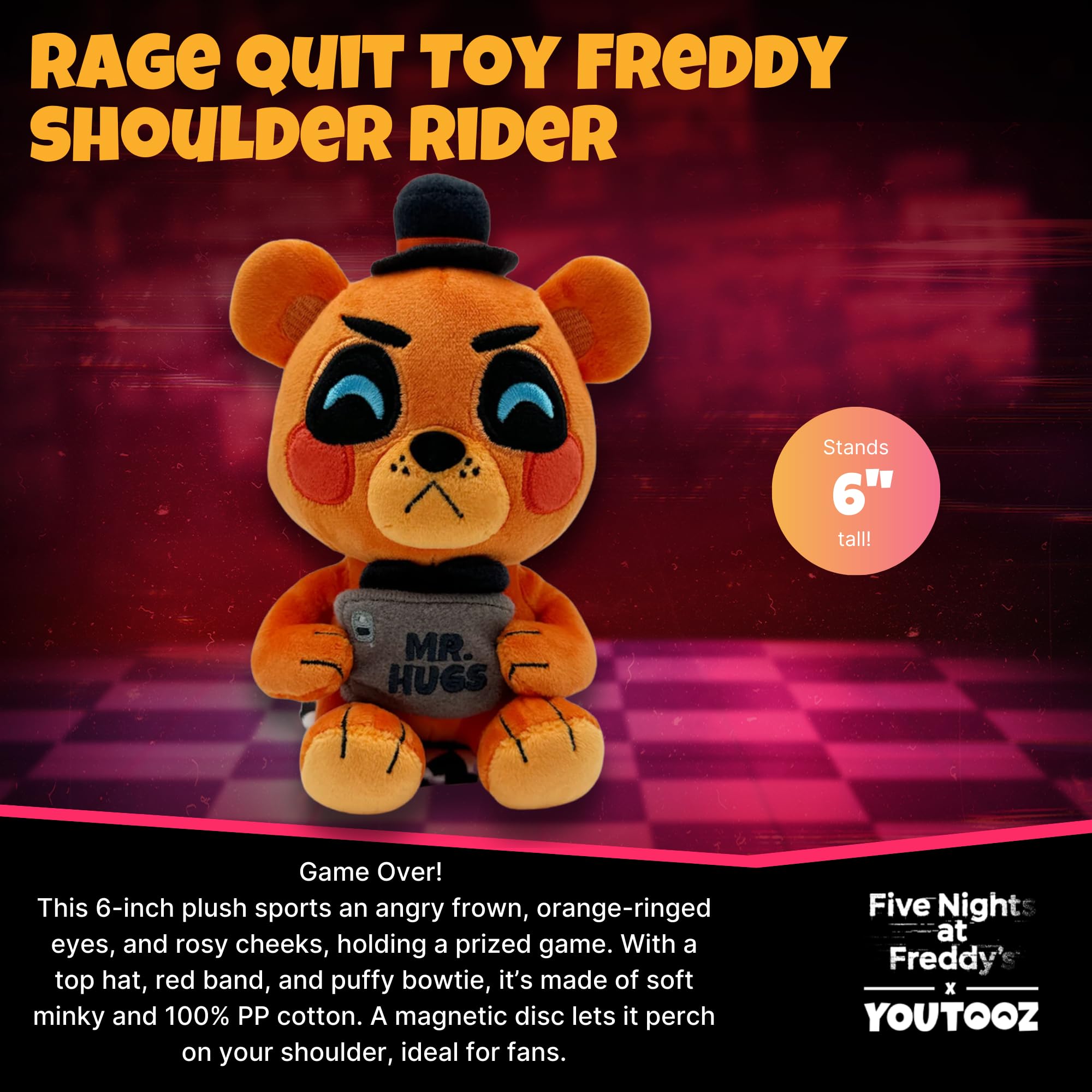 Amazon.co.jp: Youtooz FNAF Rage Quit Toy フレディショルダー